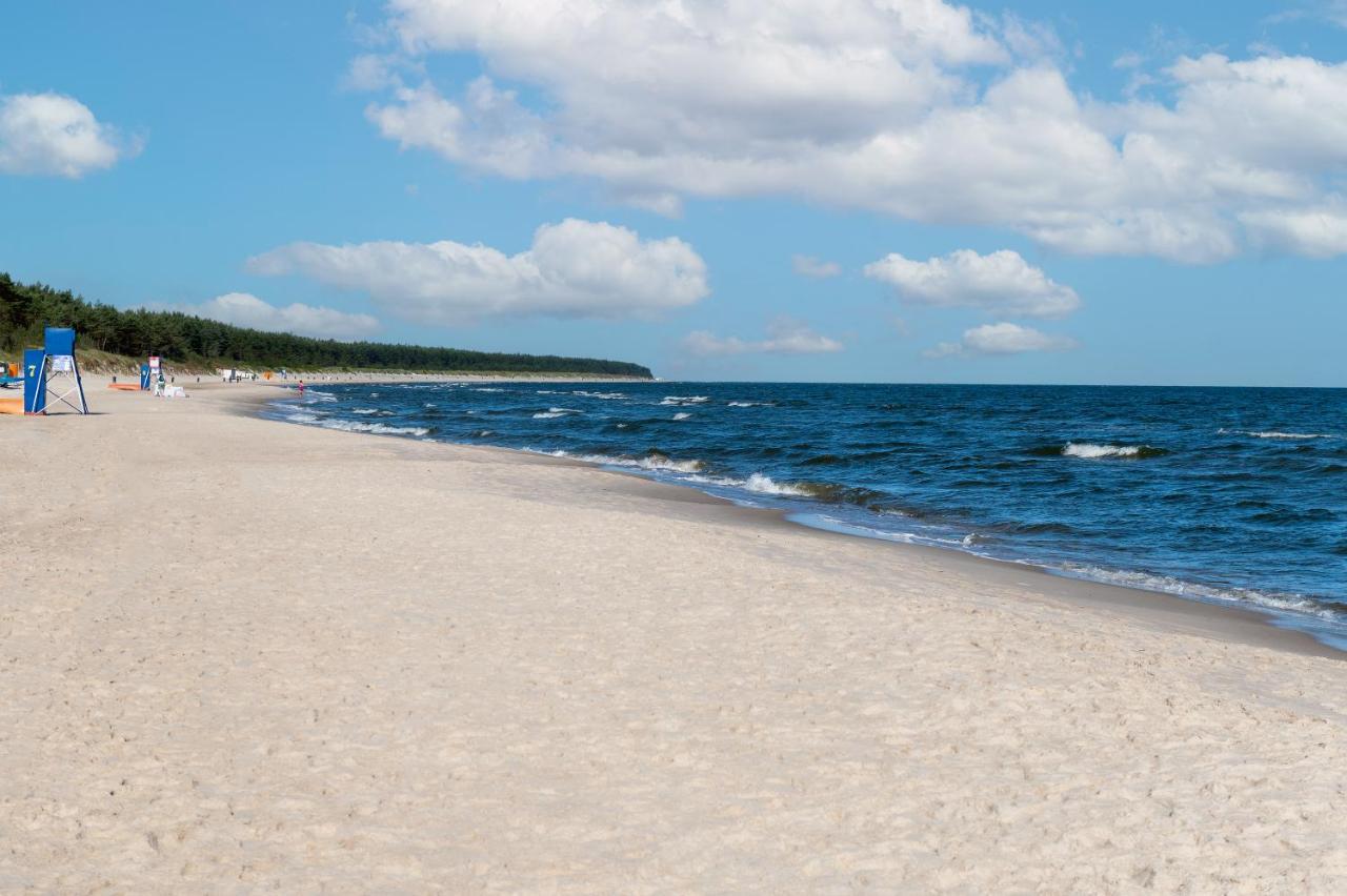 Blue Mare Posesja Kapitanska 70M Beach, Parking, Rowery Grzybowo  Kültér fotó