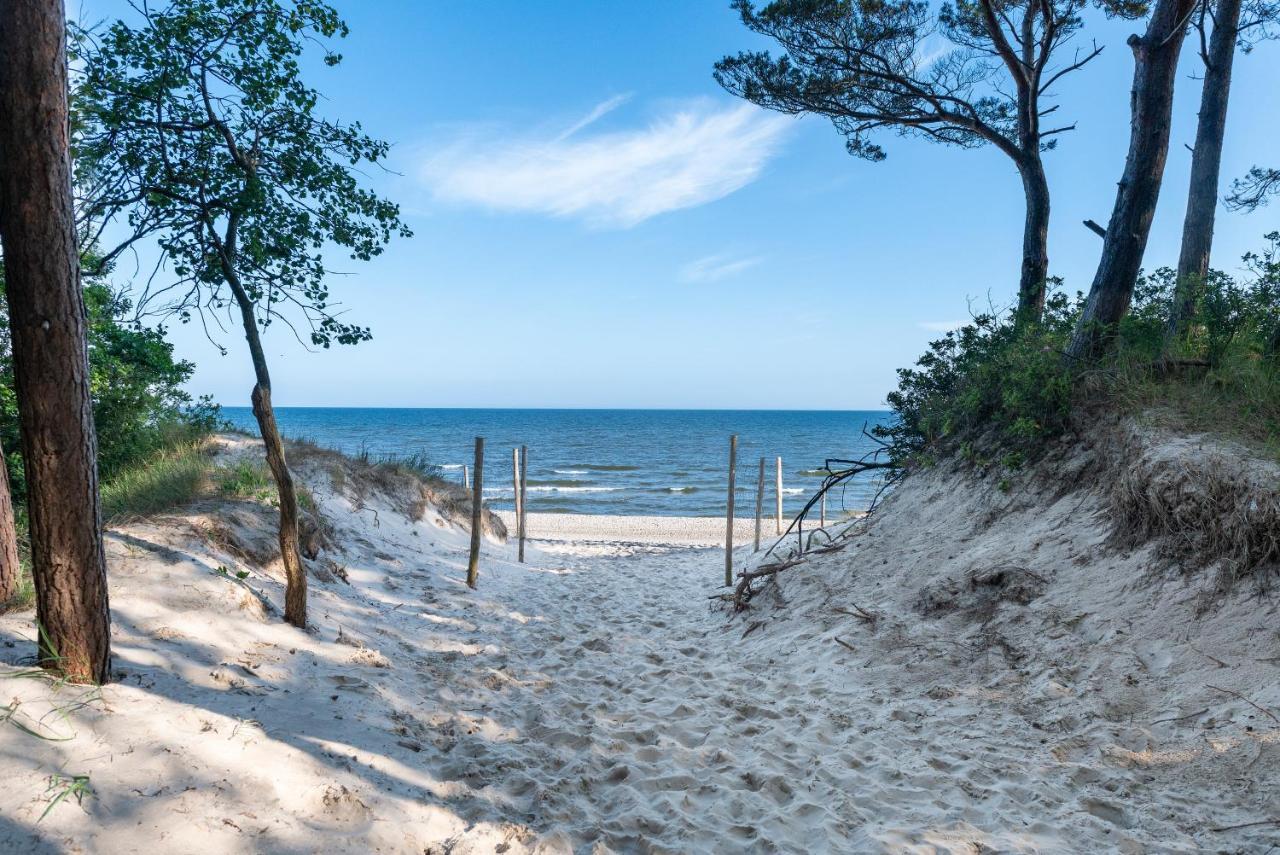 Blue Mare Posesja Kapitanska 70M Beach, Parking, Rowery Grzybowo  Kültér fotó